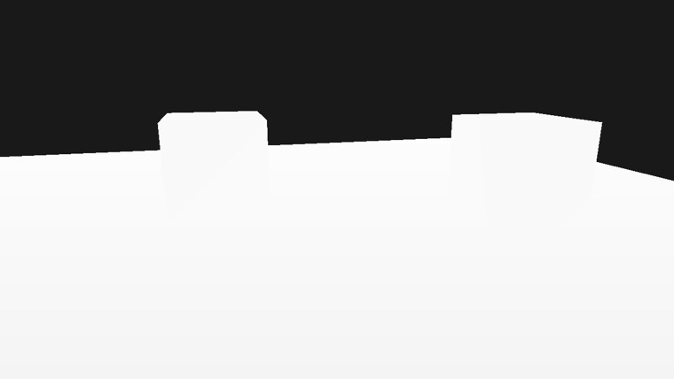 The raw depth: everything drawn is almost white