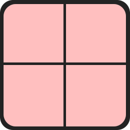 A window texture: a dark frame around light red, partly transparent glass (LearnOpenGL's diagram)